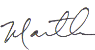 Martha's Signature