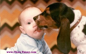 dog-lick-eat-baby