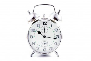metal alarm clock