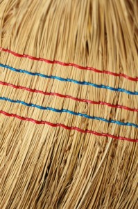 close up of broom
