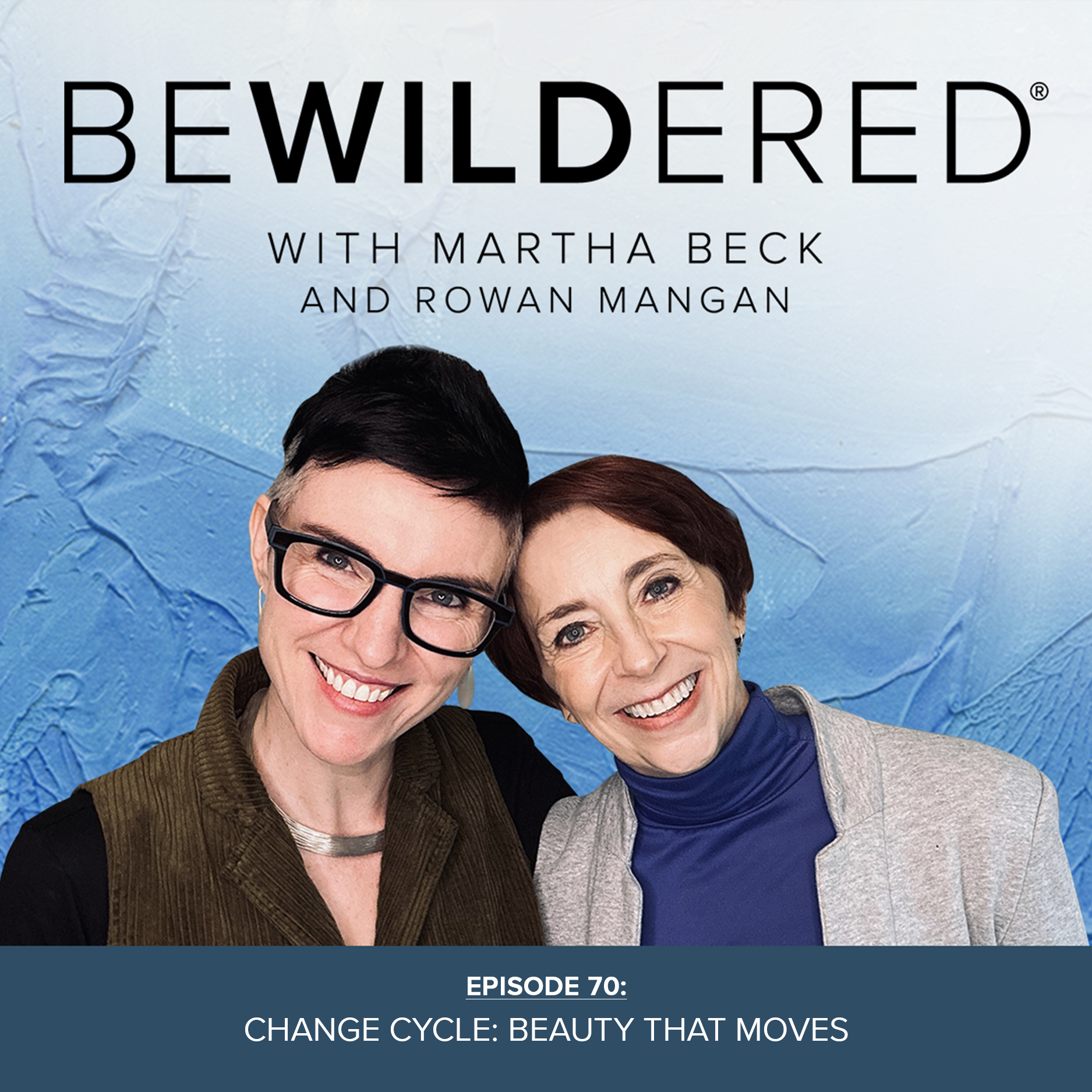 Image for Episode #70 Change Cycle: Beauty That Moves for the Bewildered Podcast with Martha Beck and Rowan Mangan