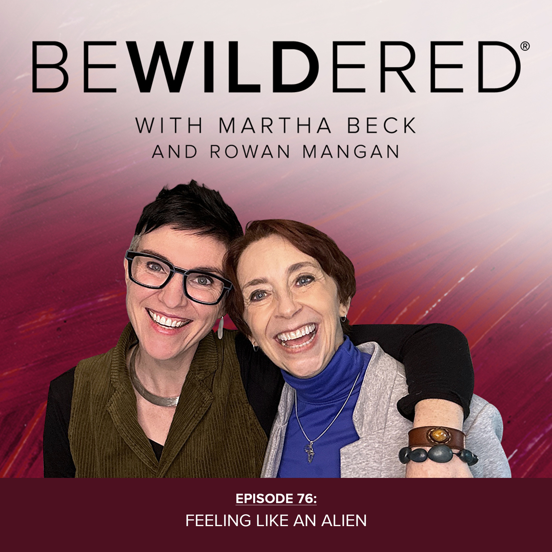 Image for Episode #76 Feeling Like an Alien for the Bewildered Podcast with Martha Beck and Rowan Mangan